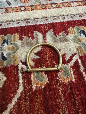 Miansai Bracelet Women’s Gold Tone Stainless Steel Screw Cuff Bangle RARE